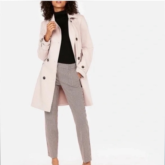 Express Double
Breasted Pink Trench Coat Size M NWT - Picture 1 of 12